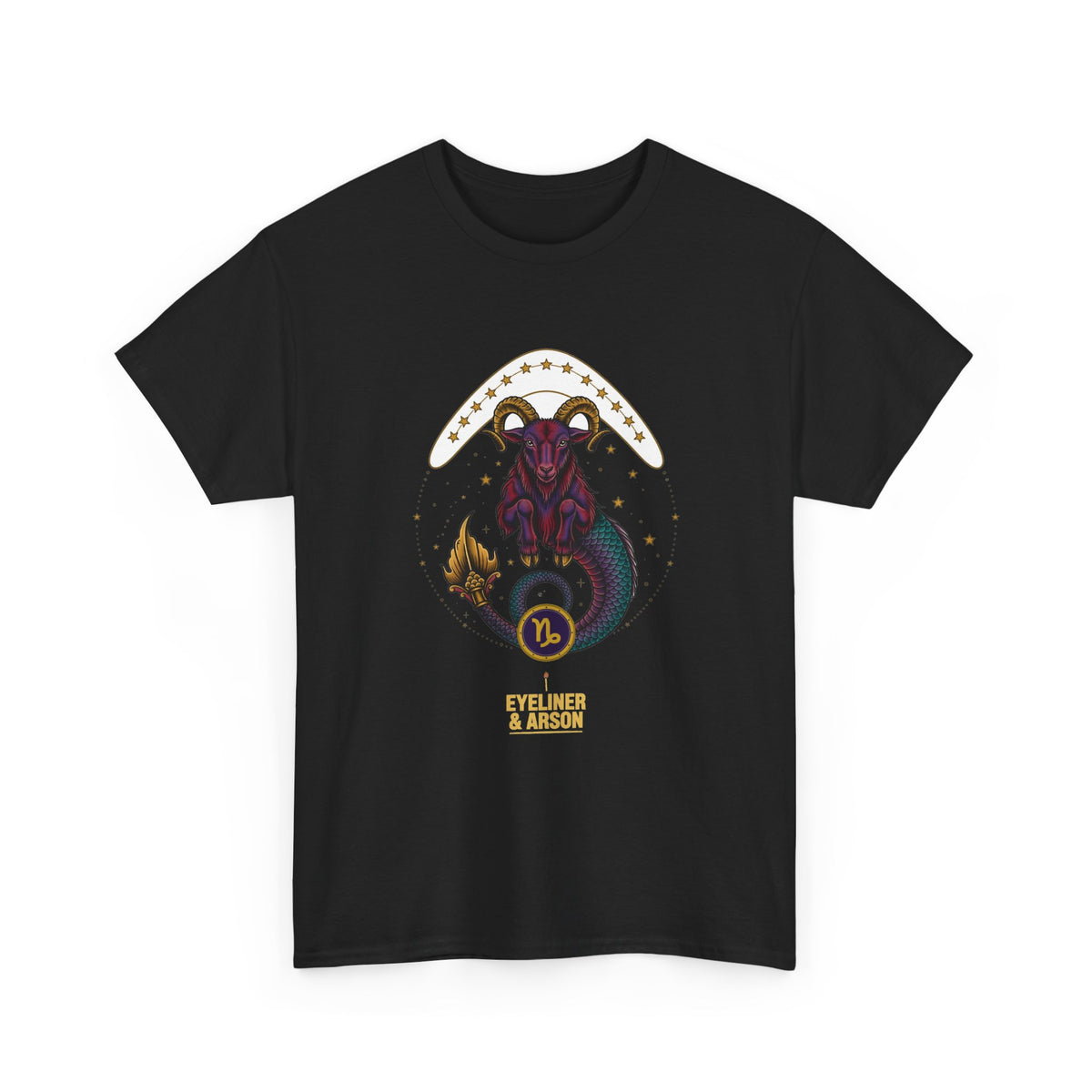 Eyeliner & Arson — Capricorn Zodiac Tee