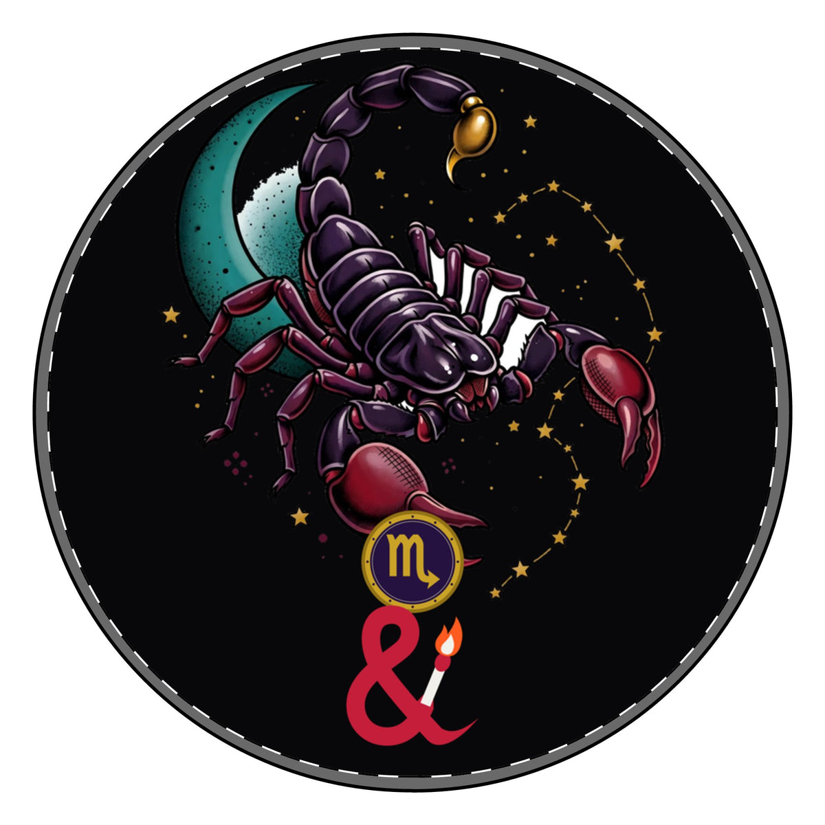 Eyeliner & Arson — Scorpio Charm Bracelet
