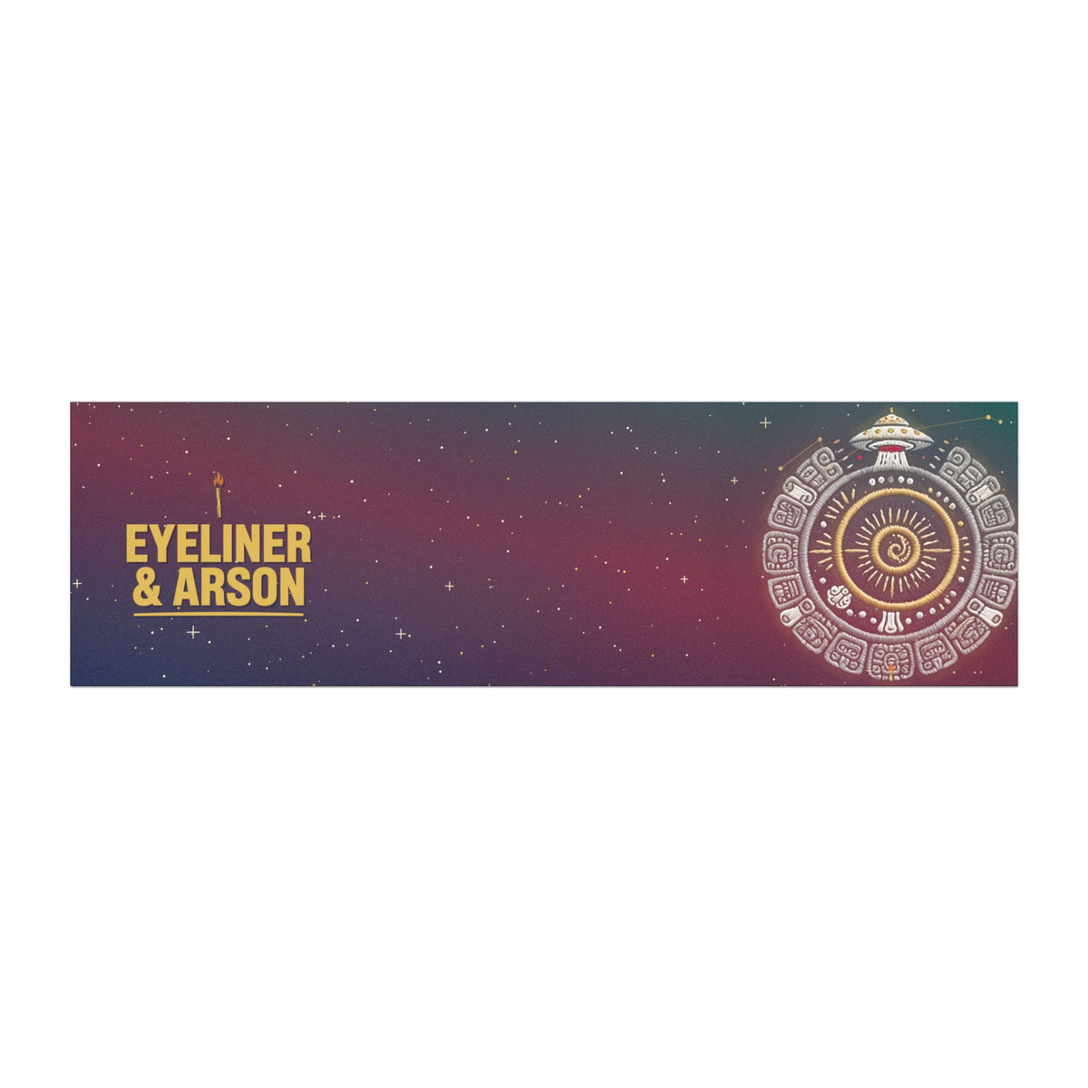Eyeliner & Arson — Mayan Calendar Car Magnet