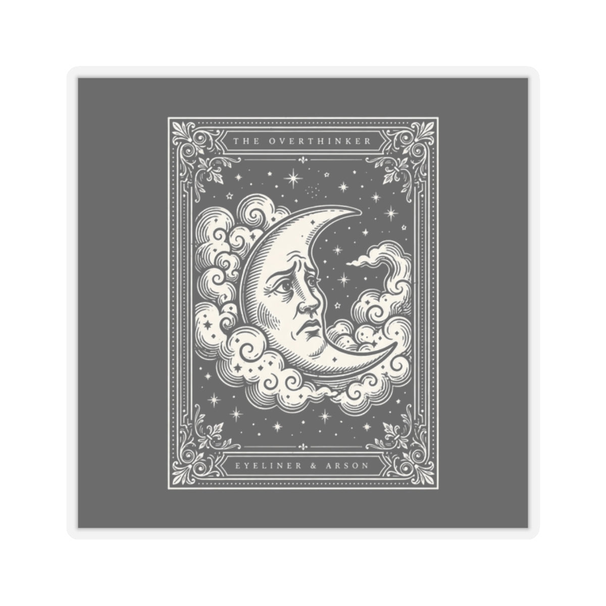 The Overthinker Tarot Sticker