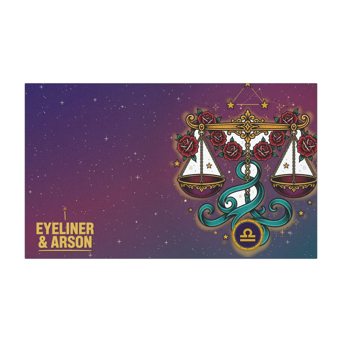 Eyeliner & Arson — Libra Car Magnet