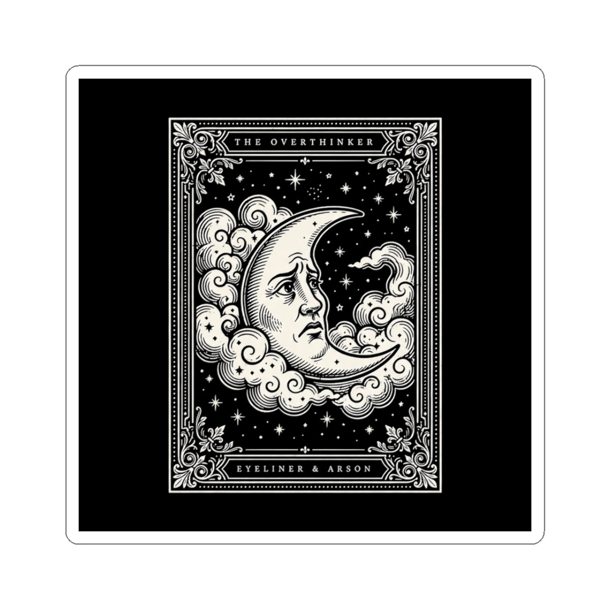 The Overthinker Tarot Sticker