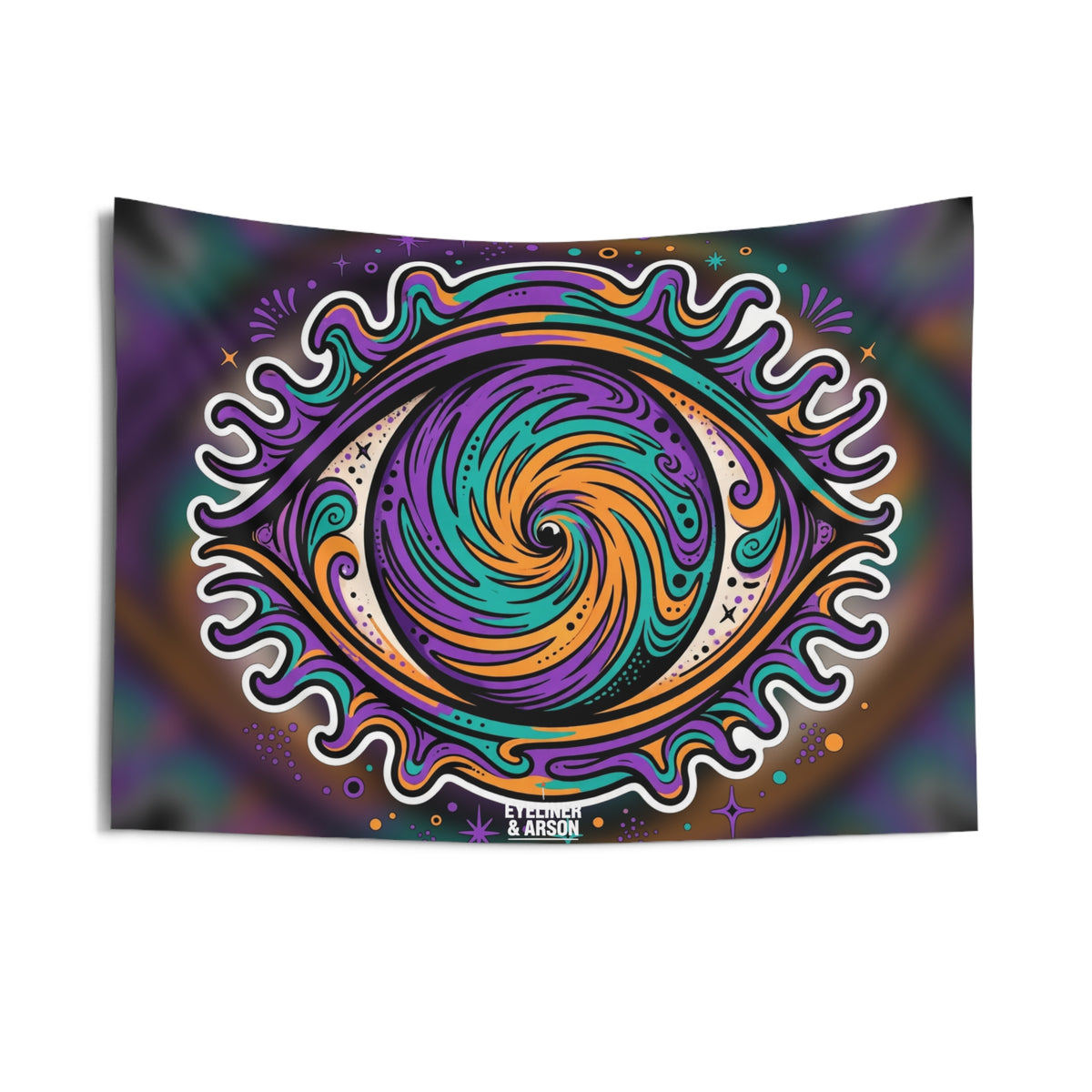 Optical Spiral Eye Tapestry