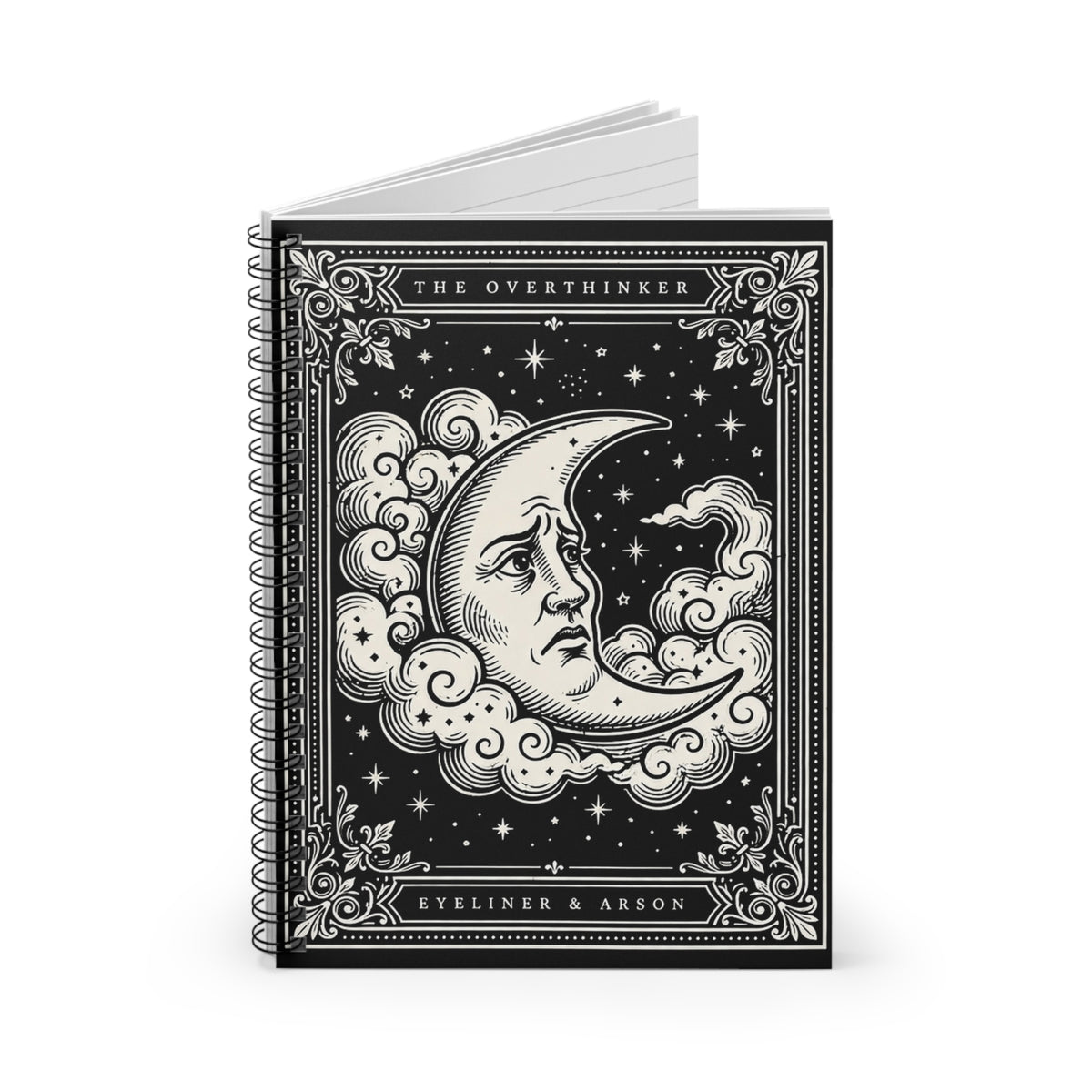 The Overthinker Tarot Spiral Notebook