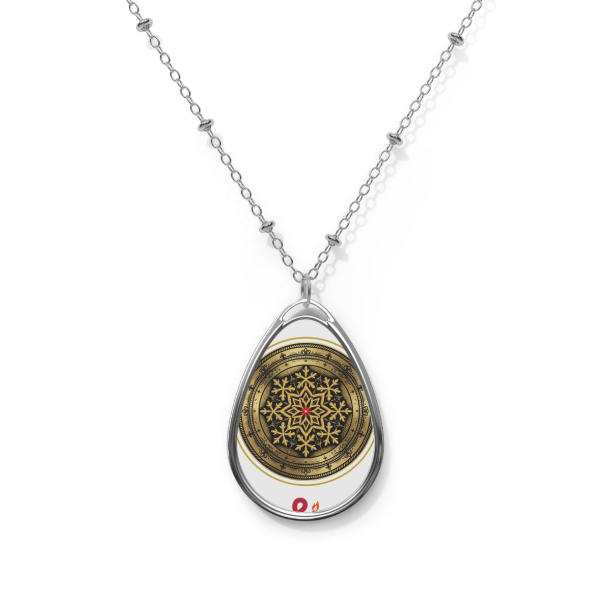Eyeliner & Arson — Cymatics Medallion Necklace