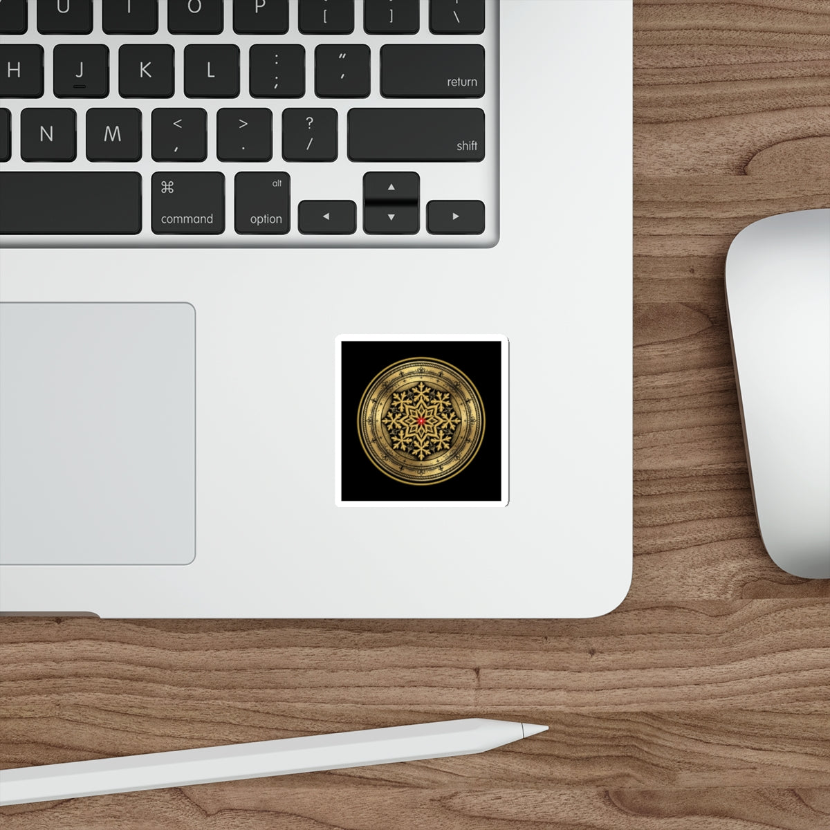 Eyeliner & Arson — Cymatics Medallion Sticker