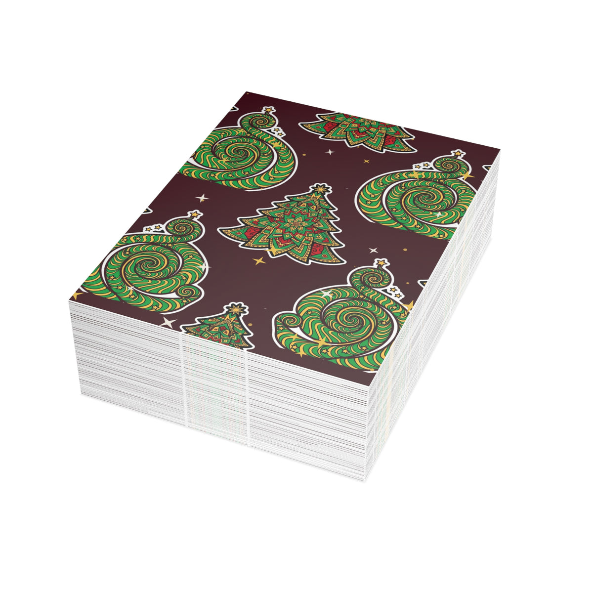 Trippy Tree Spiral Postcard