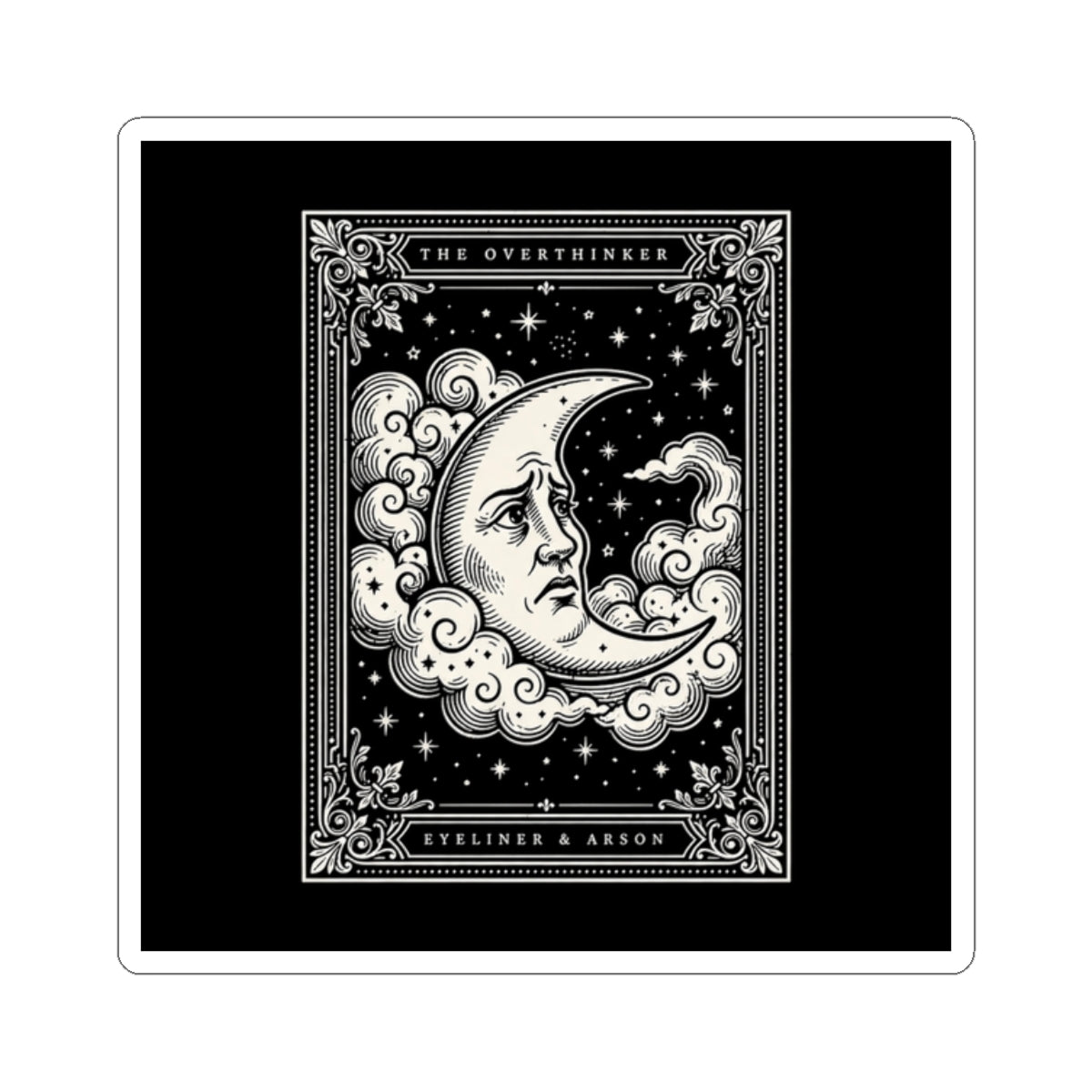 The Overthinker Tarot Sticker