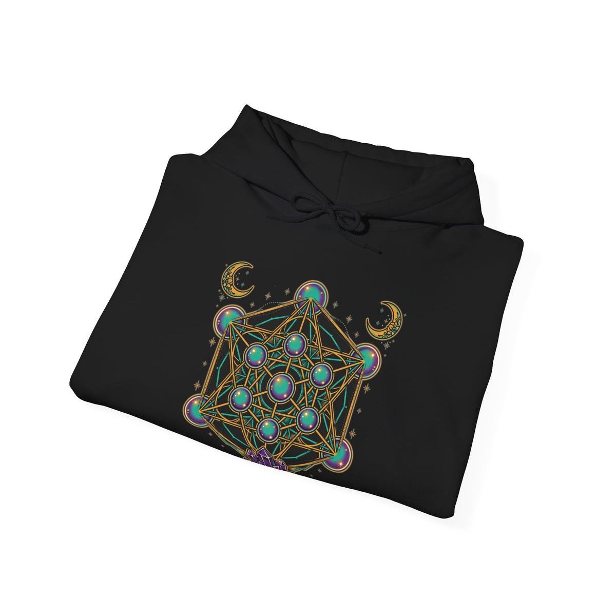 Eyeliner & Arson — Metatron's Cube Hoodie