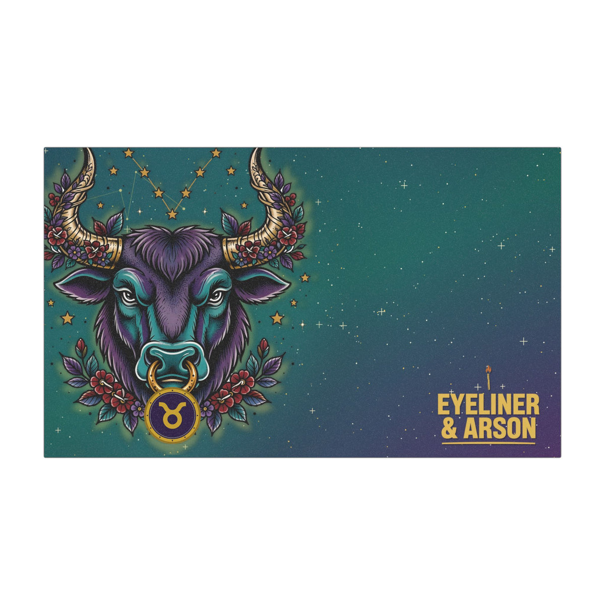 Eyeliner & Arson — Taurus Car Magnet