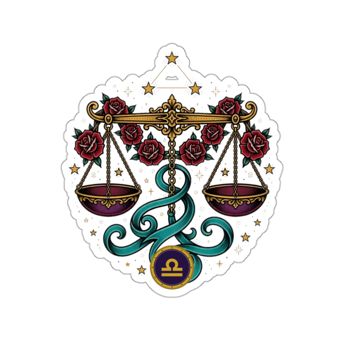 Eyeliner & Arson — Libra Sticker