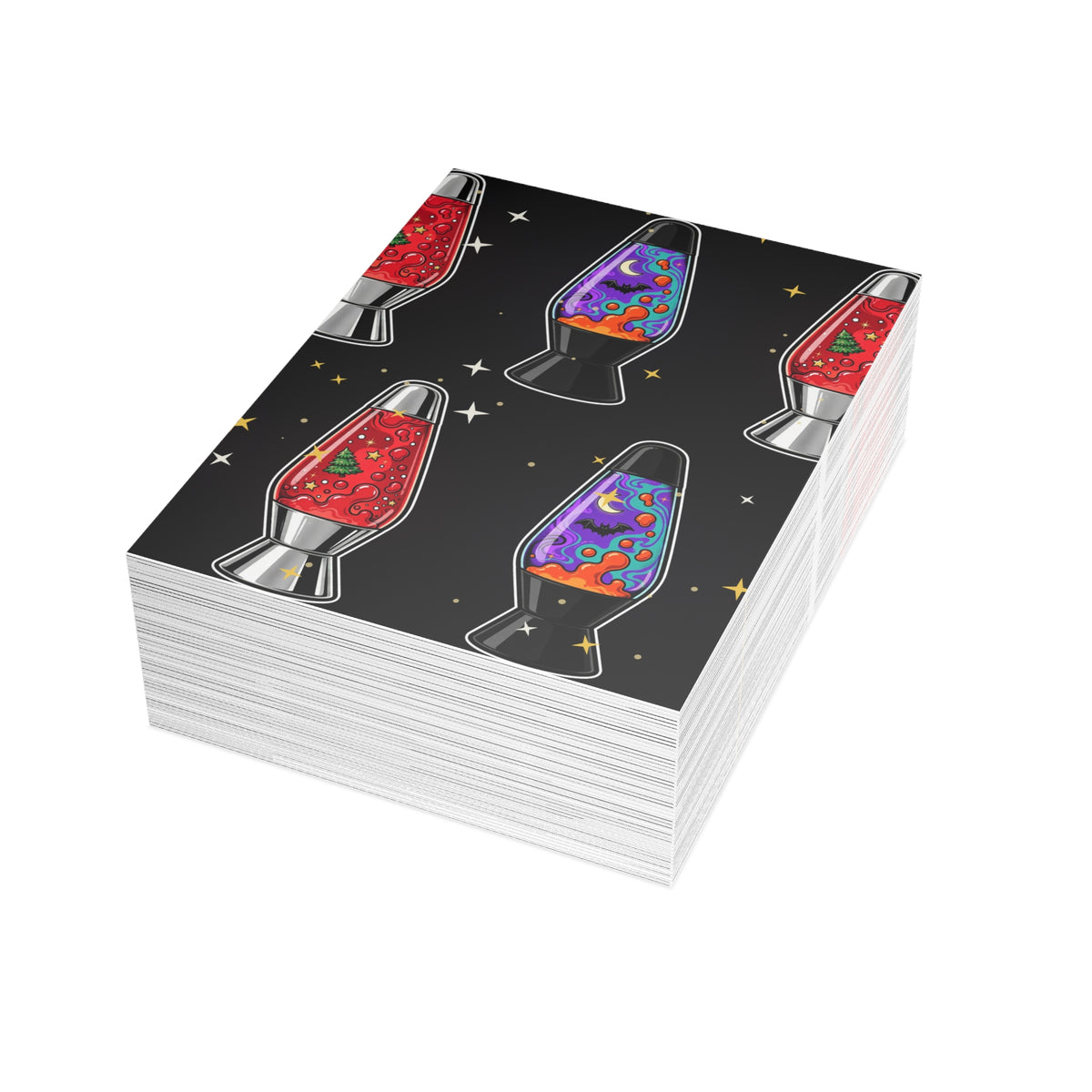 Santa's Lava Lamp Postcard
