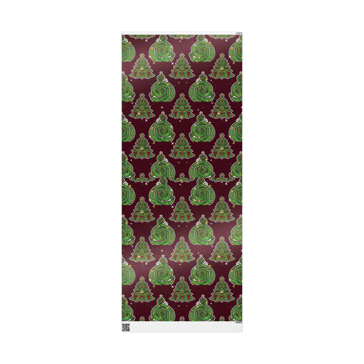 Trippy Tree Spiral Wrapping Paper
