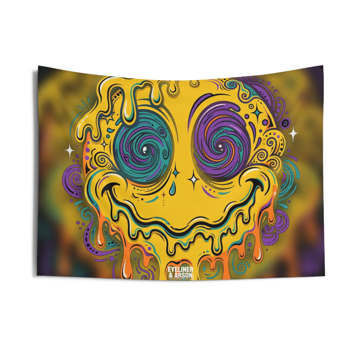 Melted Smiley Tapestry