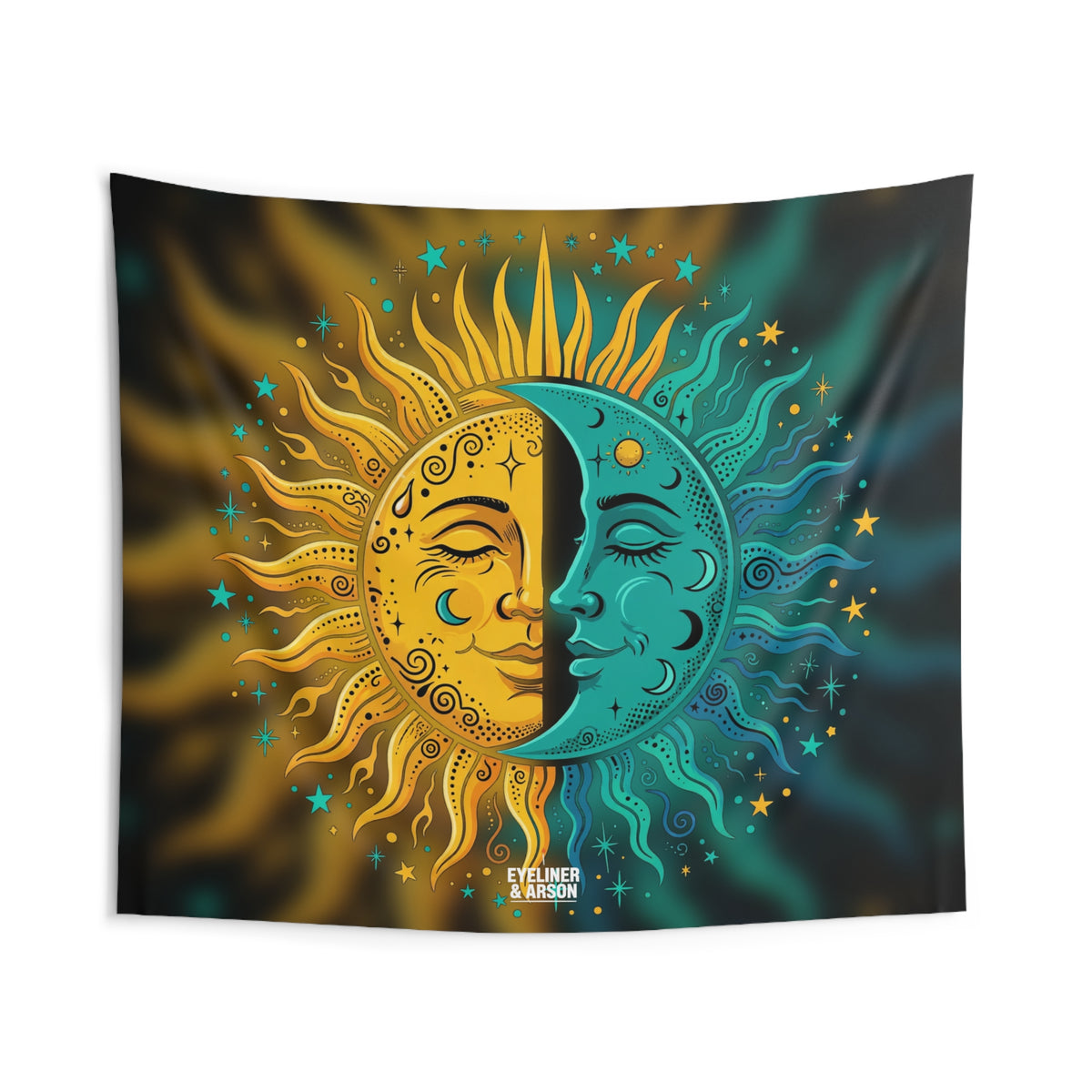 Yin-Yang Sun Moon Tapestry