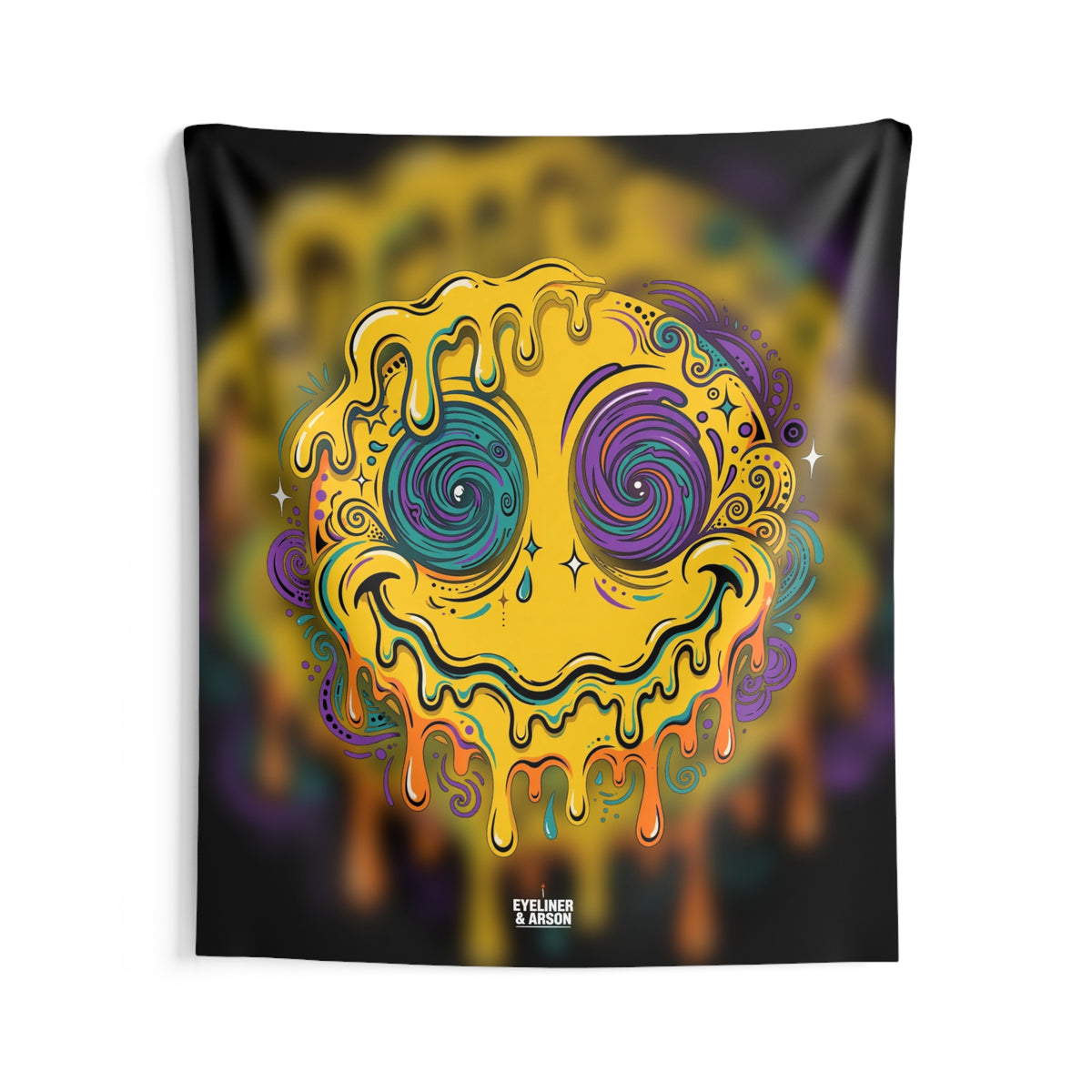 Melted Smiley Tapestry