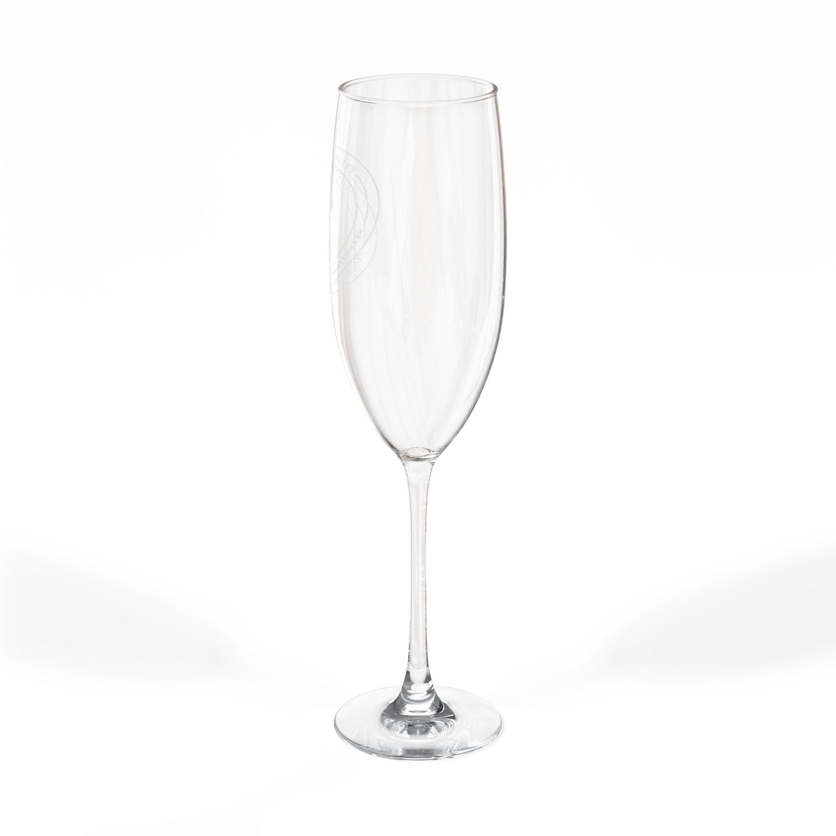 Eyeliner & Arson — Engraved Champagne Glass
