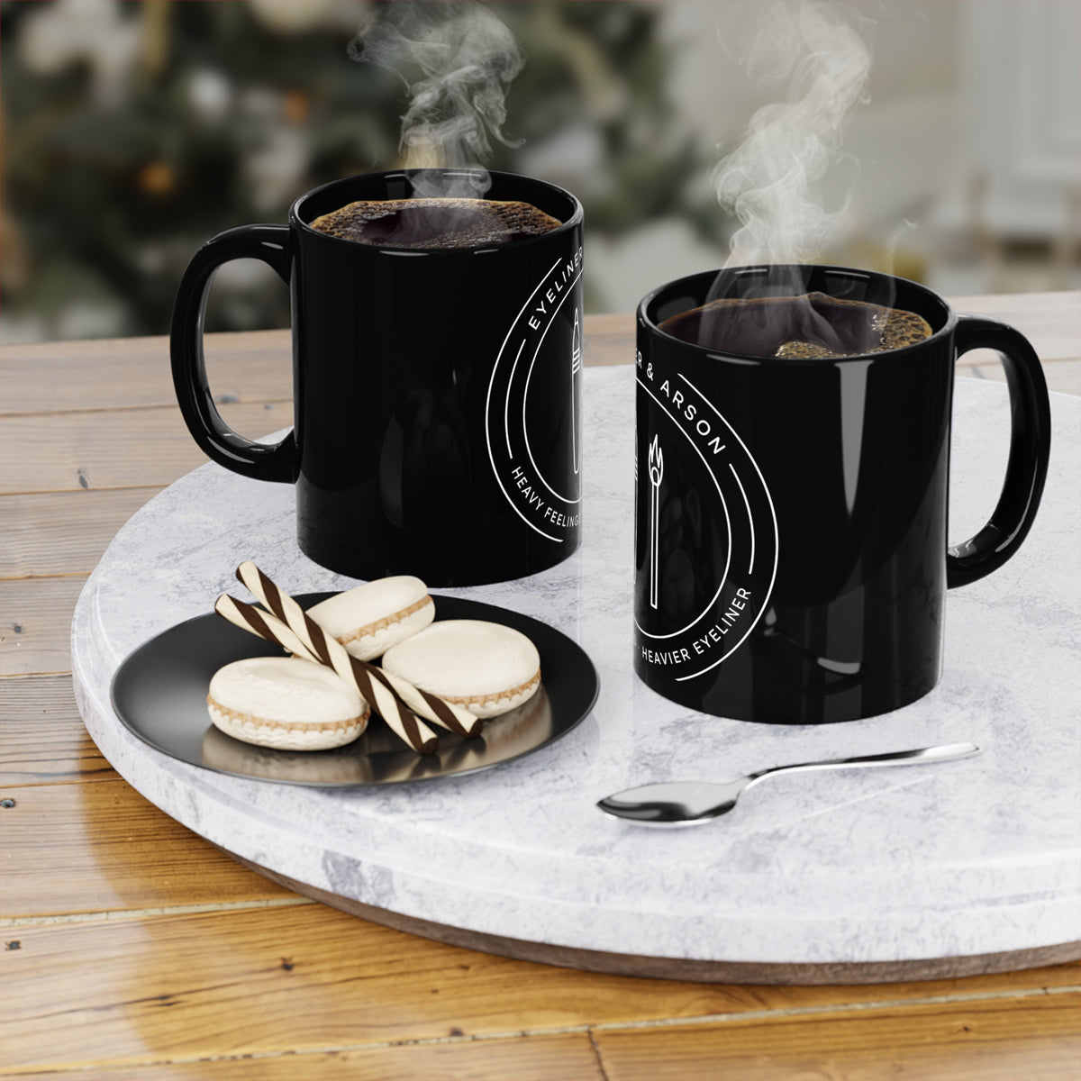 Badge Black Mug 11oz