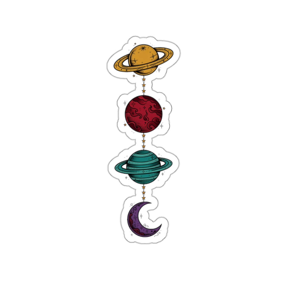 Eyeliner & Arson — Planet Parade Sticker