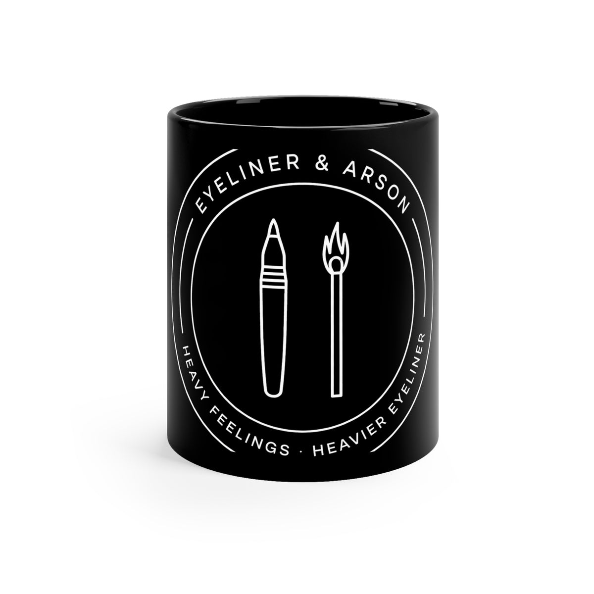 Badge Black Mug 11oz