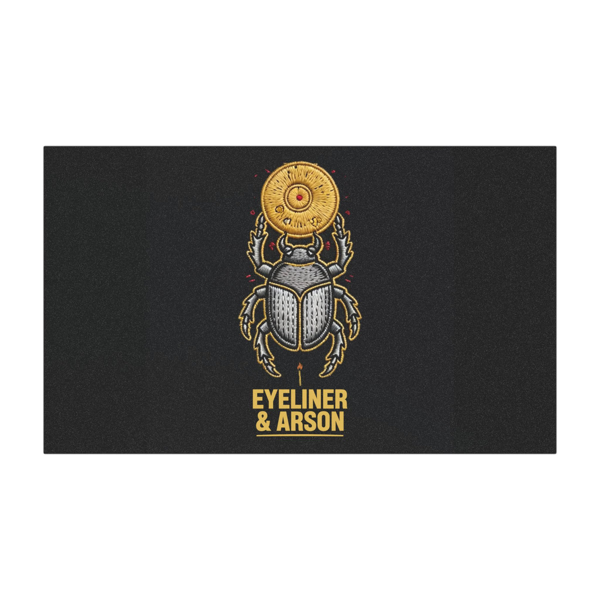 Eyeliner & Arson — Scarab Disc Car Magnet