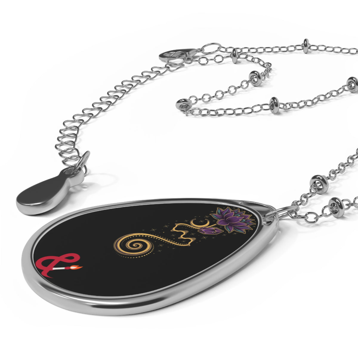 Eyeliner & Arson — Unalome Necklace
