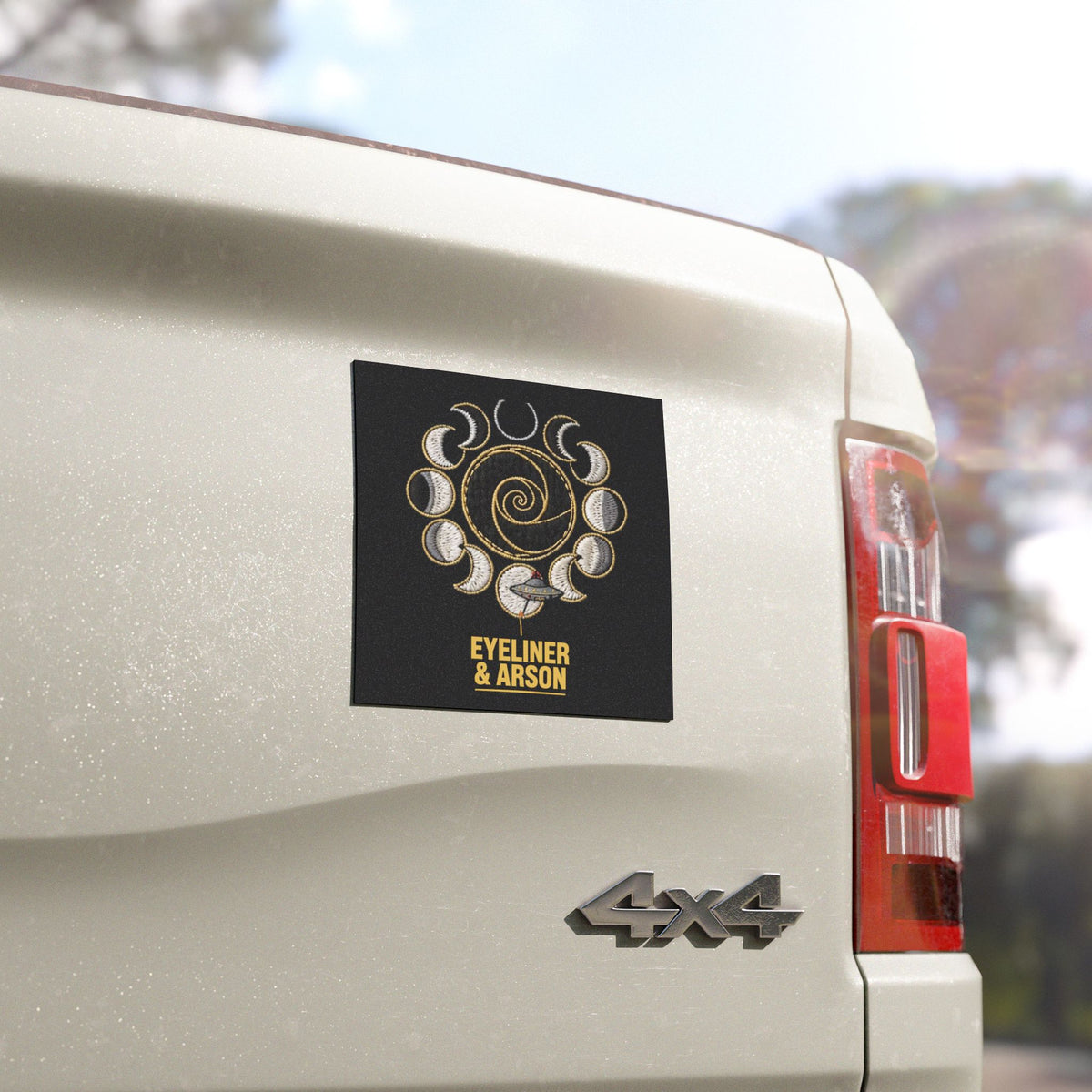 Eyeliner & Arson — Moon Phases Car Magnet