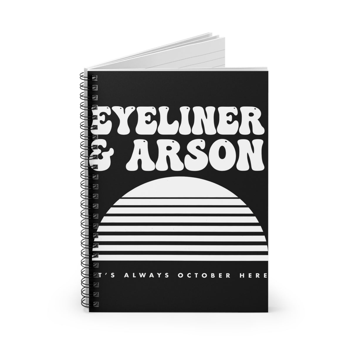Sunset Wordmark Spiral Notebook