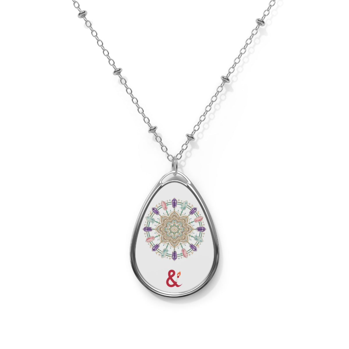 Eyeliner & Arson — Crystal Grid Necklace