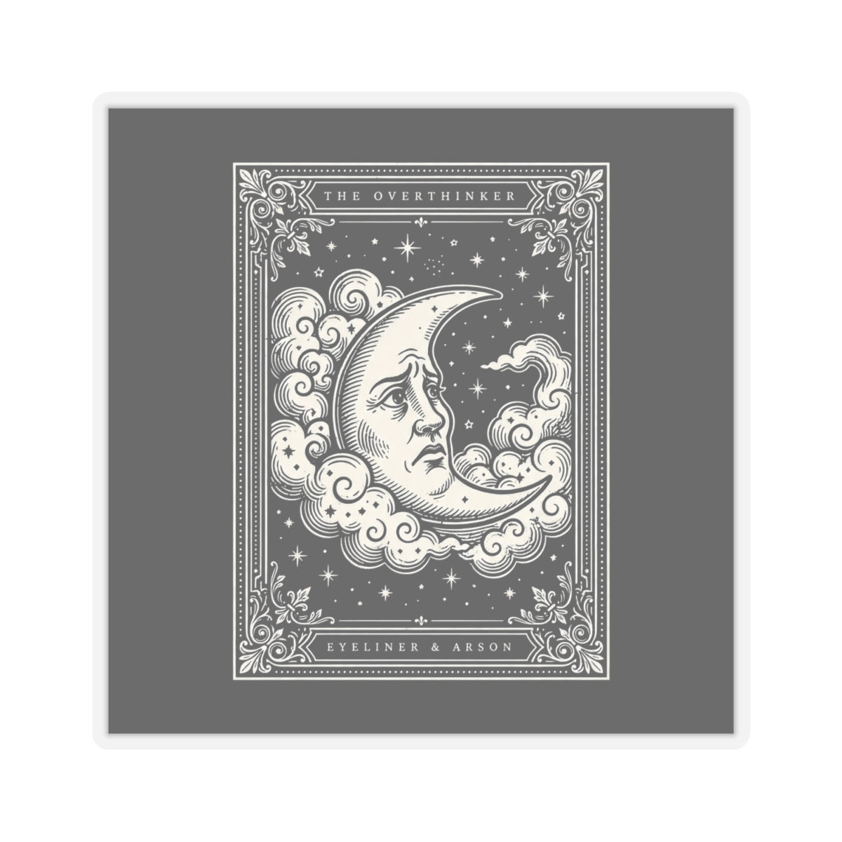 The Overthinker Tarot Sticker