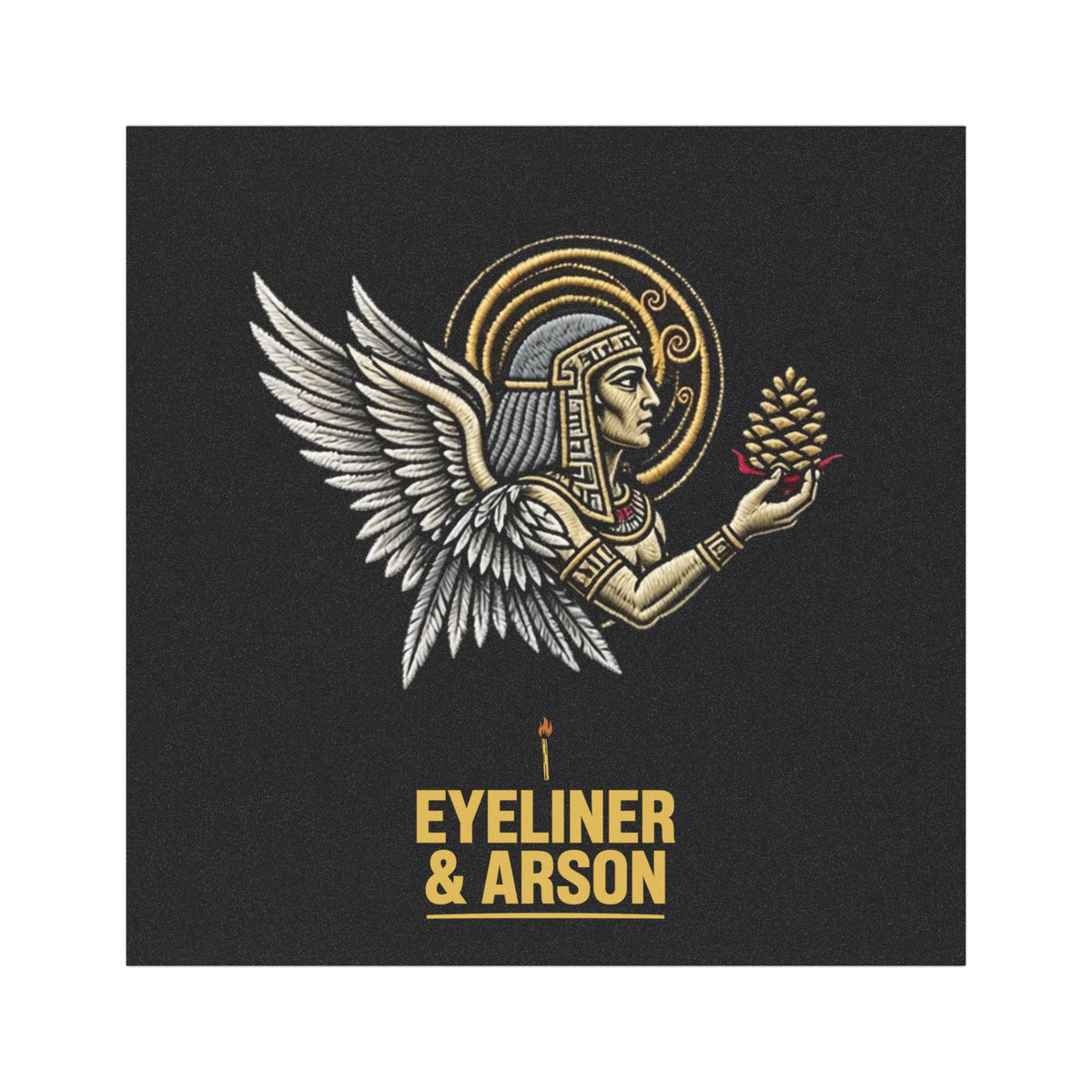 Eyeliner & Arson — Anunnaki Pinecone Car Magnet