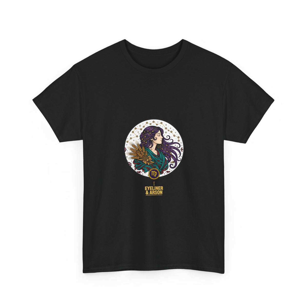 Eyeliner & Arson — Virgo Zodiac Tee