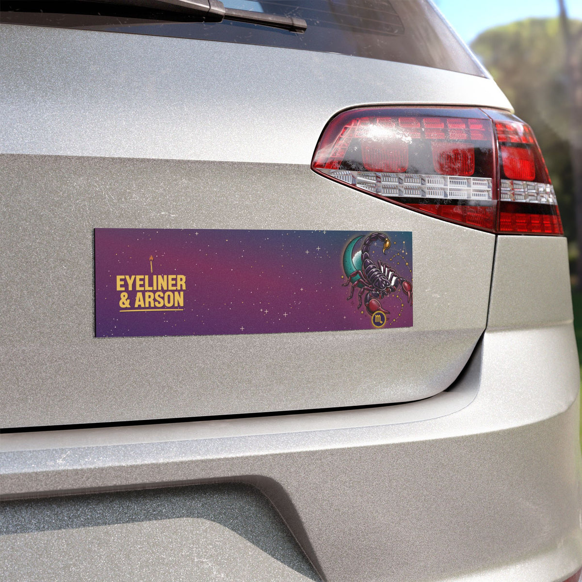 Eyeliner & Arson — Scorpio Car Magnet
