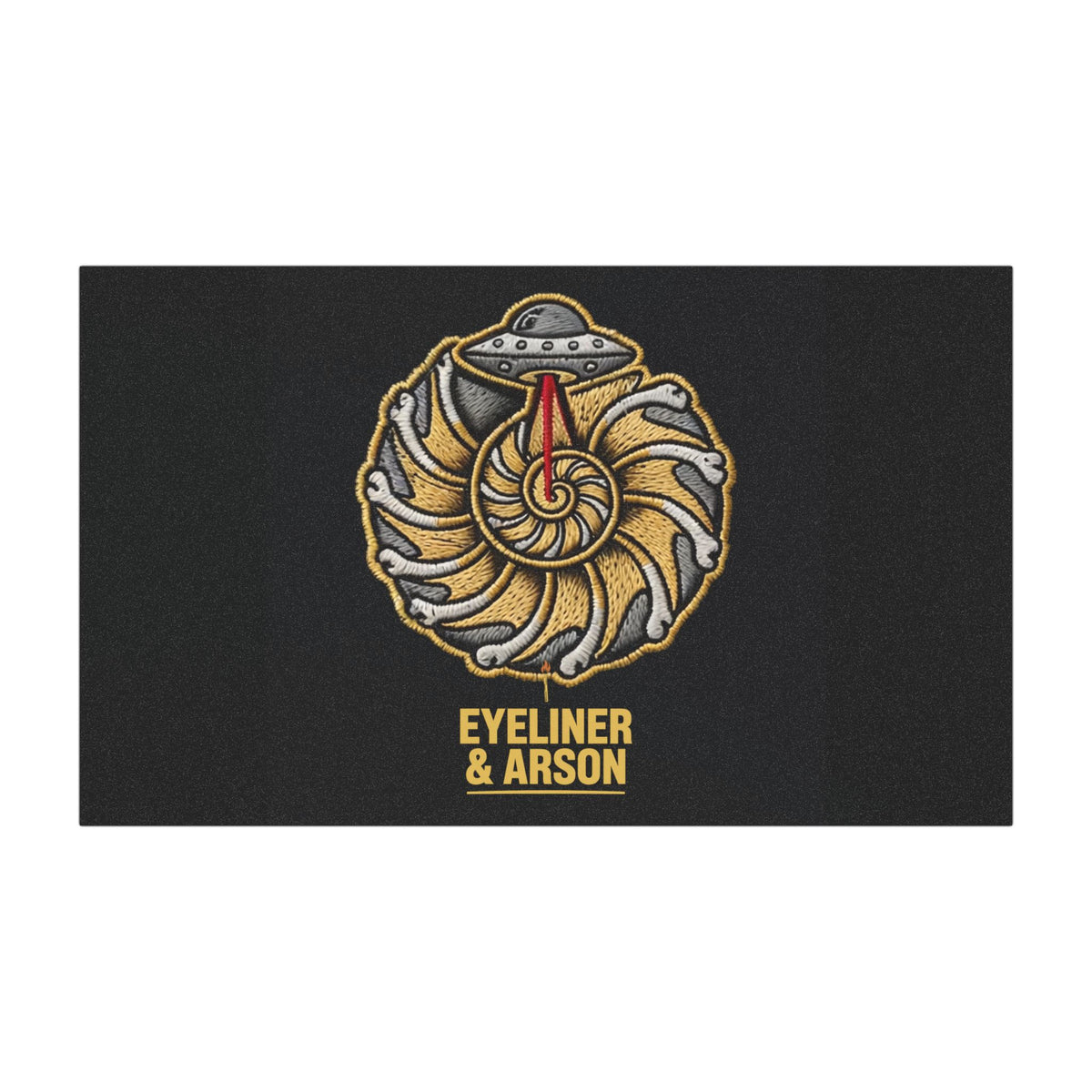 Eyeliner & Arson — Nautilus UFO Car Magnet