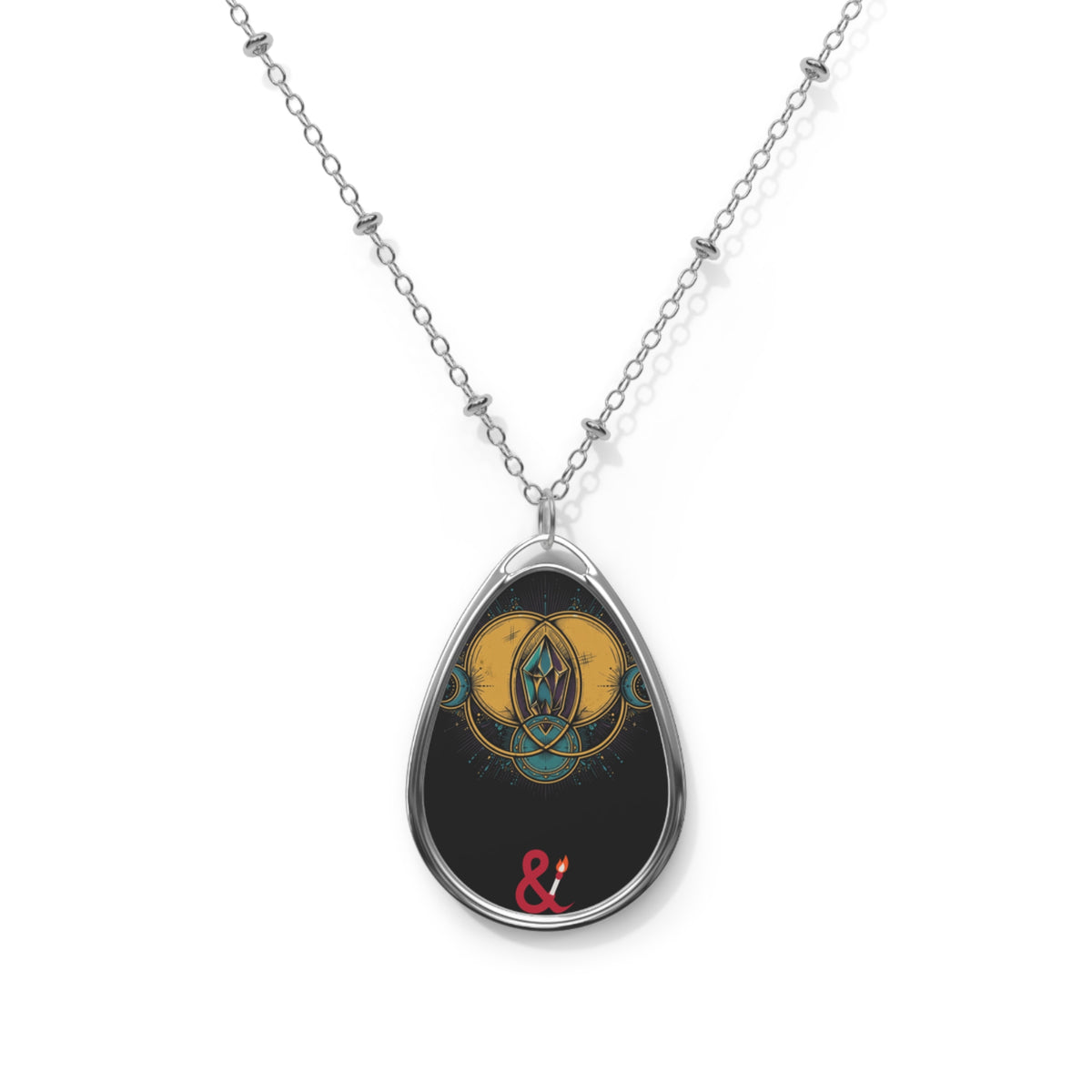 Eyeliner & Arson — Vesica Piscis Necklace
