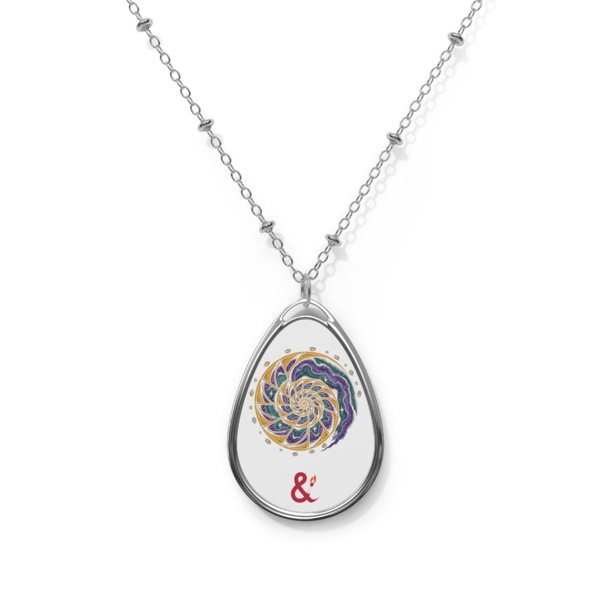 Eyeliner & Arson — Fibonacci Spiral Necklace