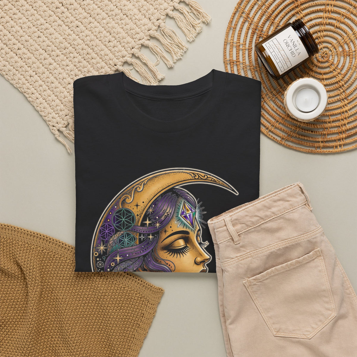 Eyeliner & Arson — Moon Goddess Tee
