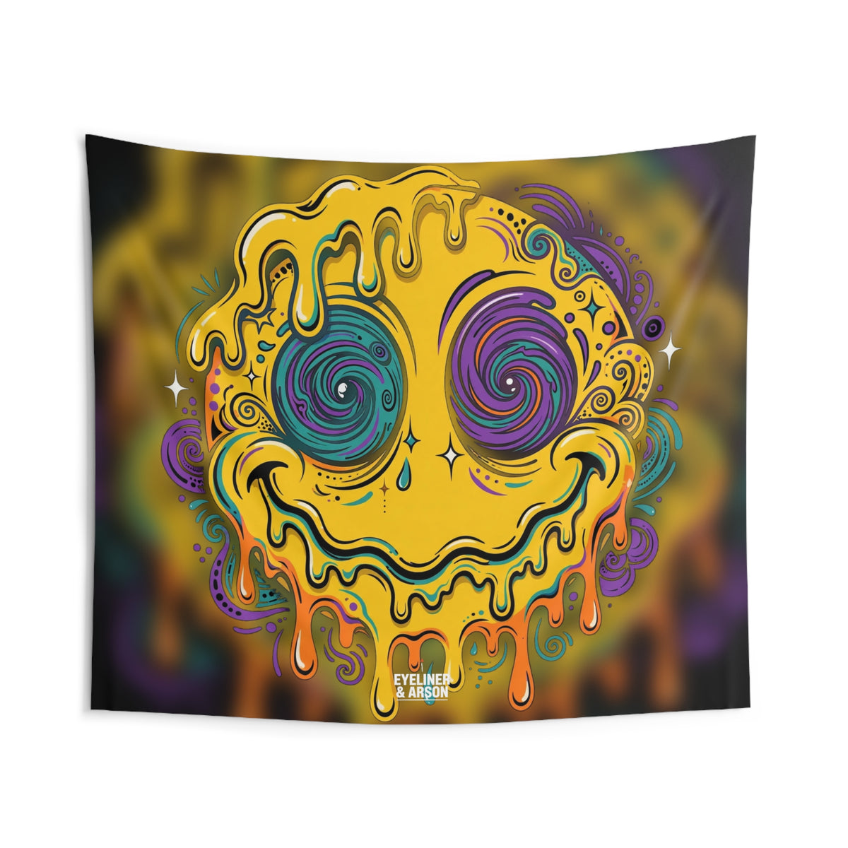 Melted Smiley Tapestry