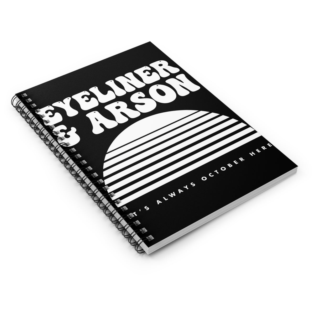 Sunset Wordmark Spiral Notebook