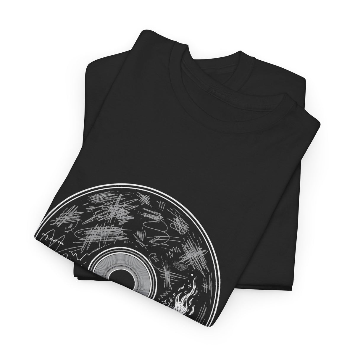 Eyeliner & Arson — Burned CD-R Tee