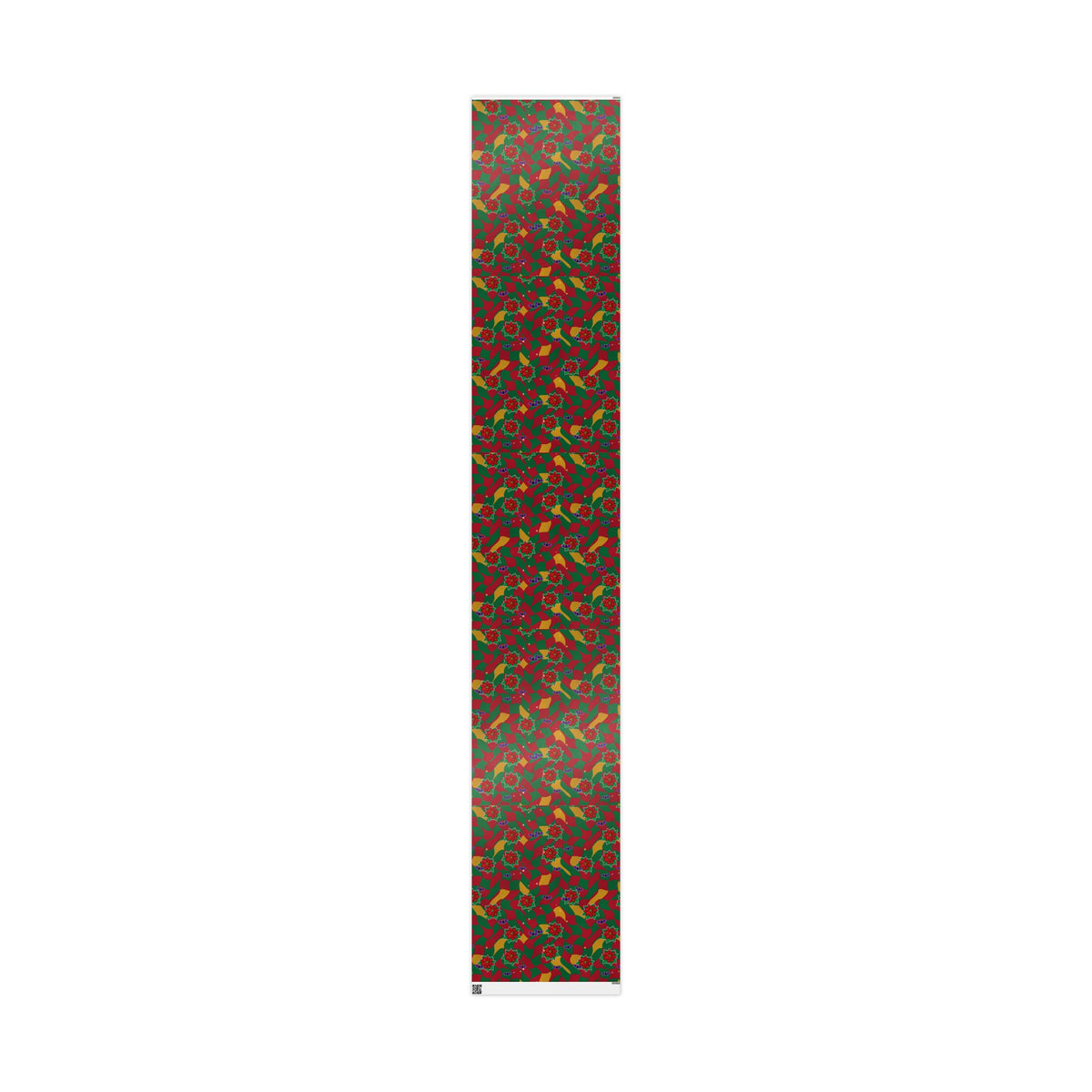 Warped Checkerboard Christmas Wrapping Paper
