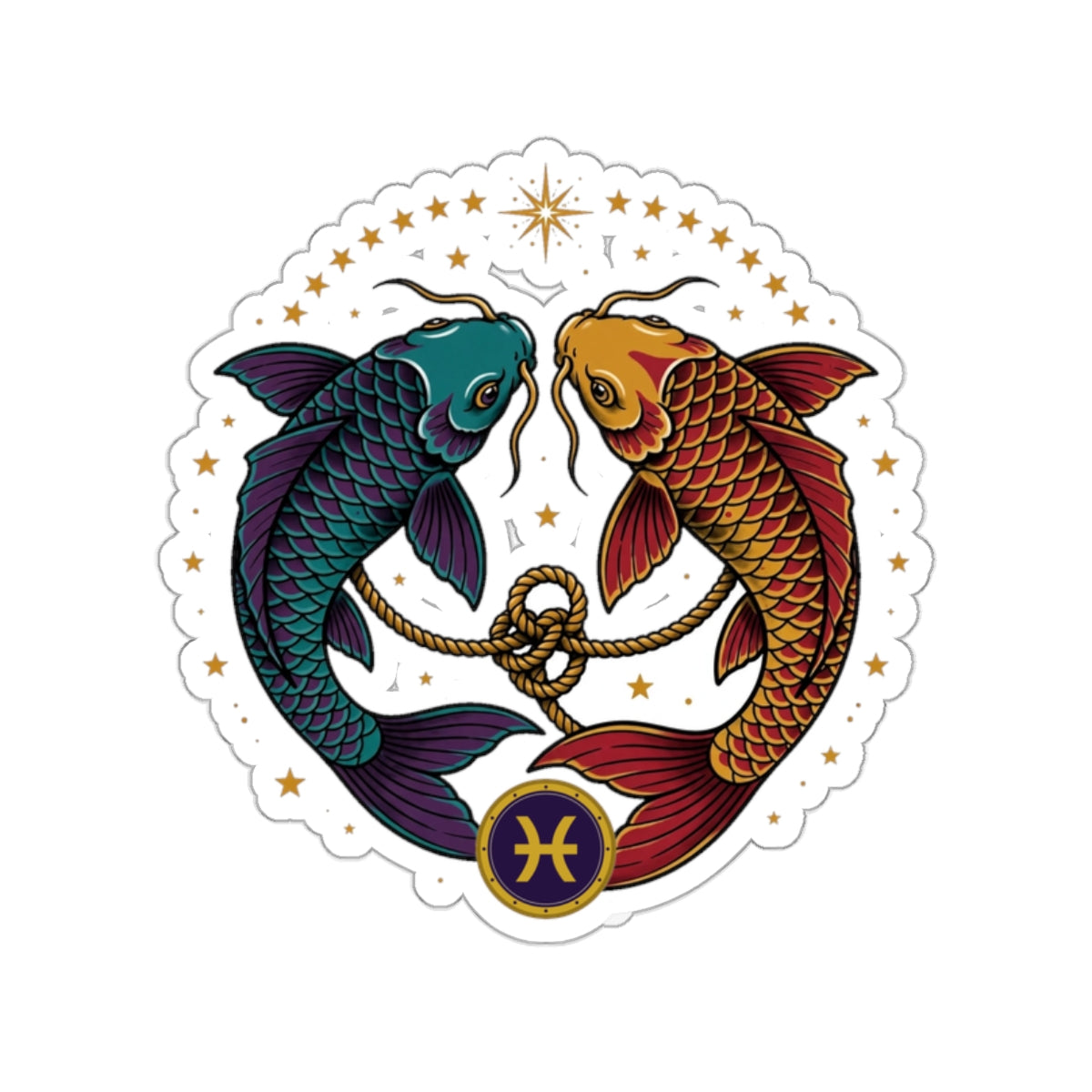 Eyeliner & Arson — Pisces Sticker