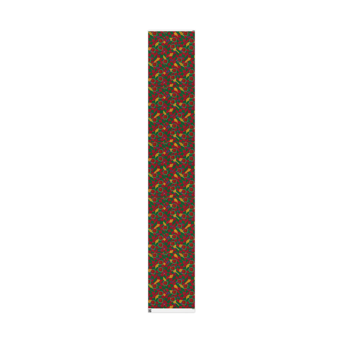 Warped Checkerboard Christmas Wrapping Paper