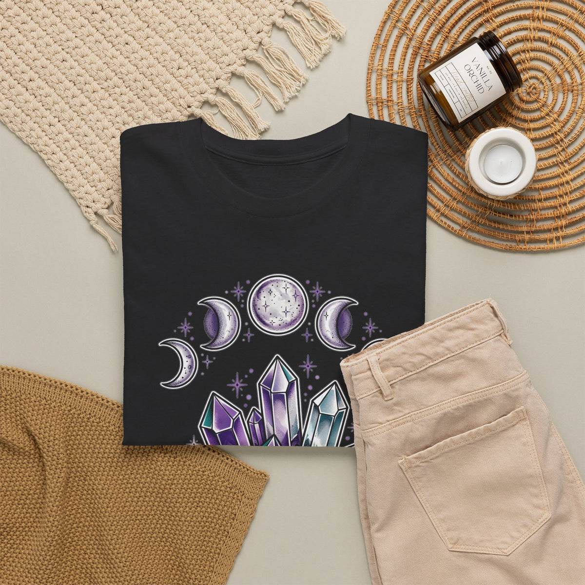 Eyeliner & Arson — Crystal Moons Tee