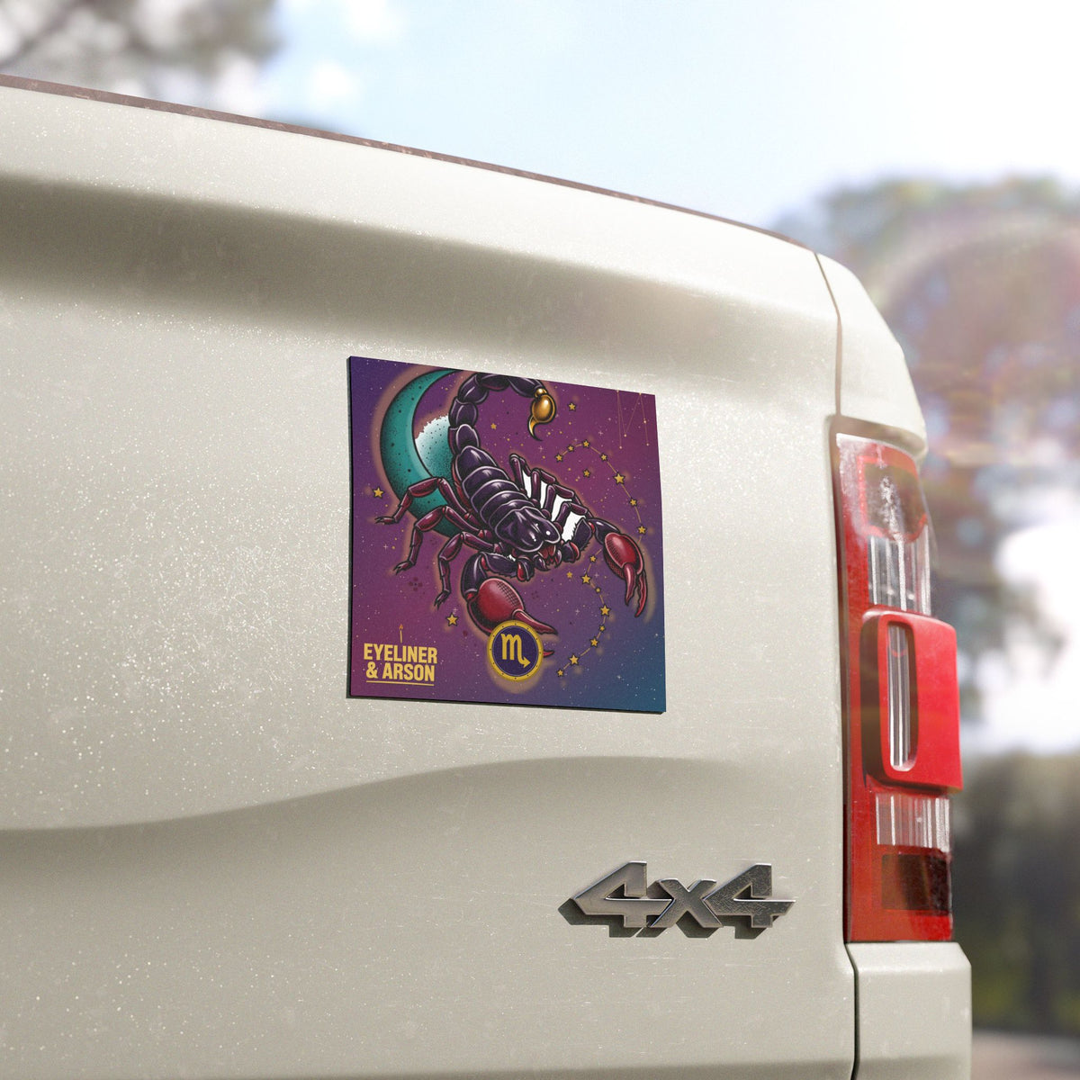 Eyeliner & Arson — Scorpio Car Magnet