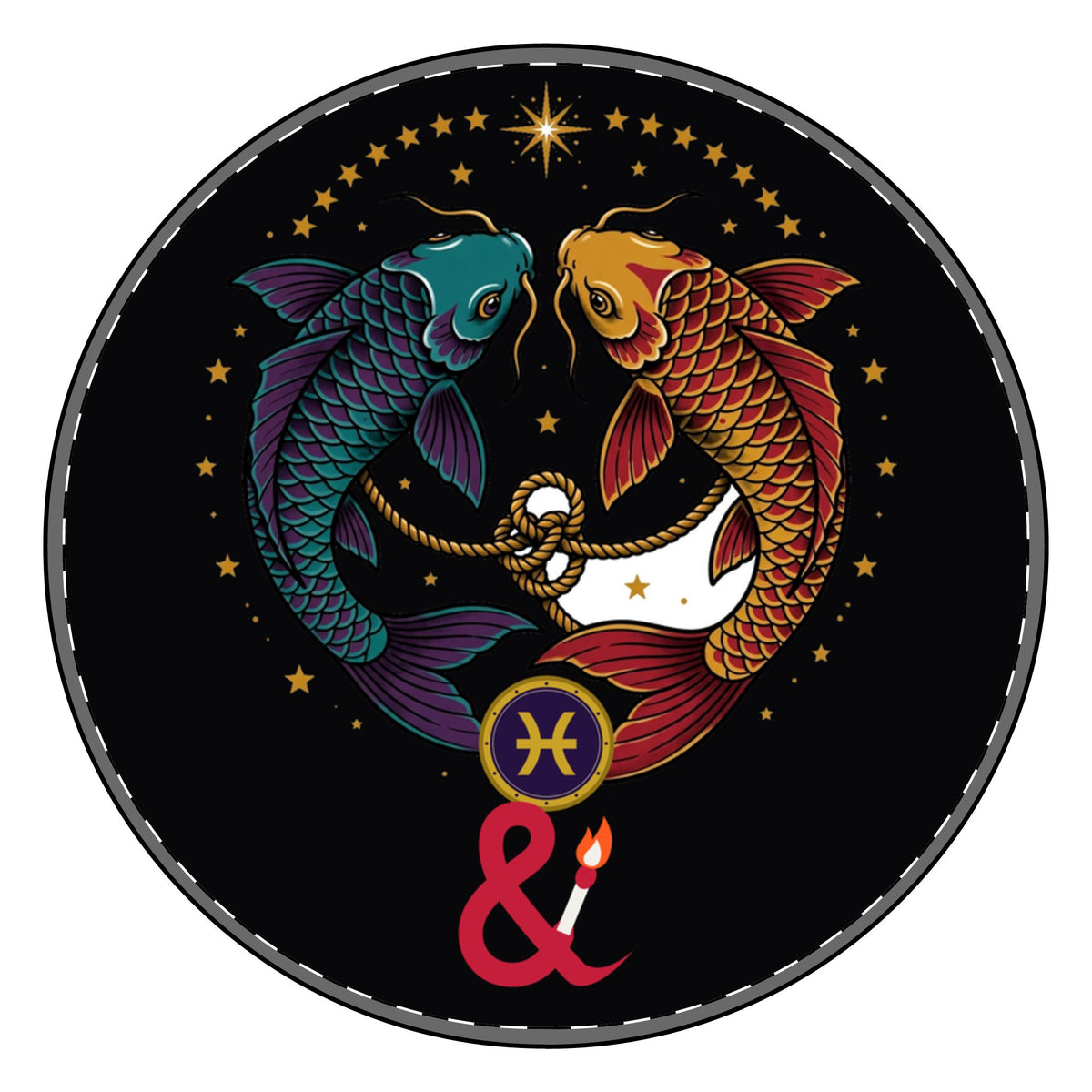Eyeliner & Arson — Pisces Charm Bracelet