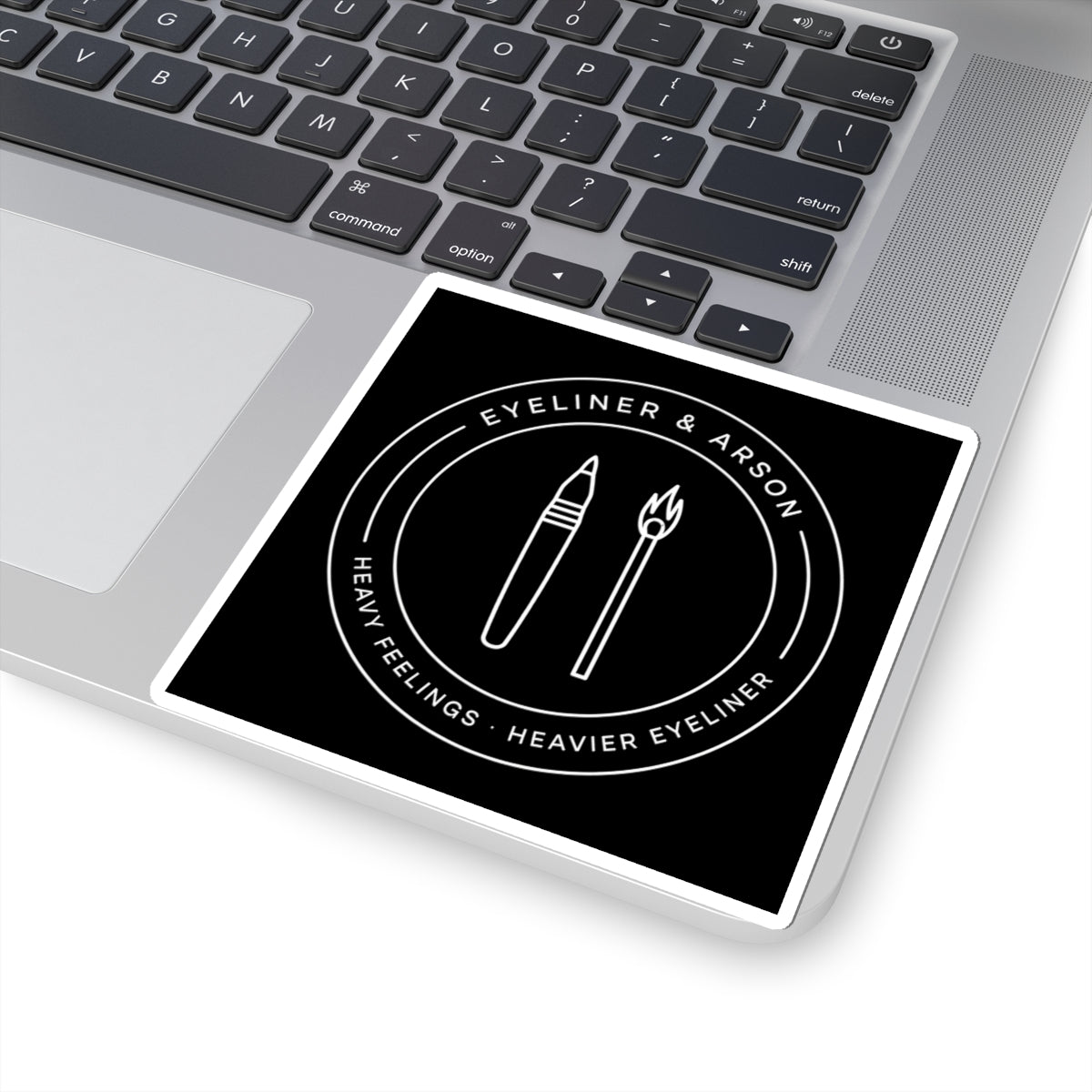 Eyeliner & Arson — Badge Sticker