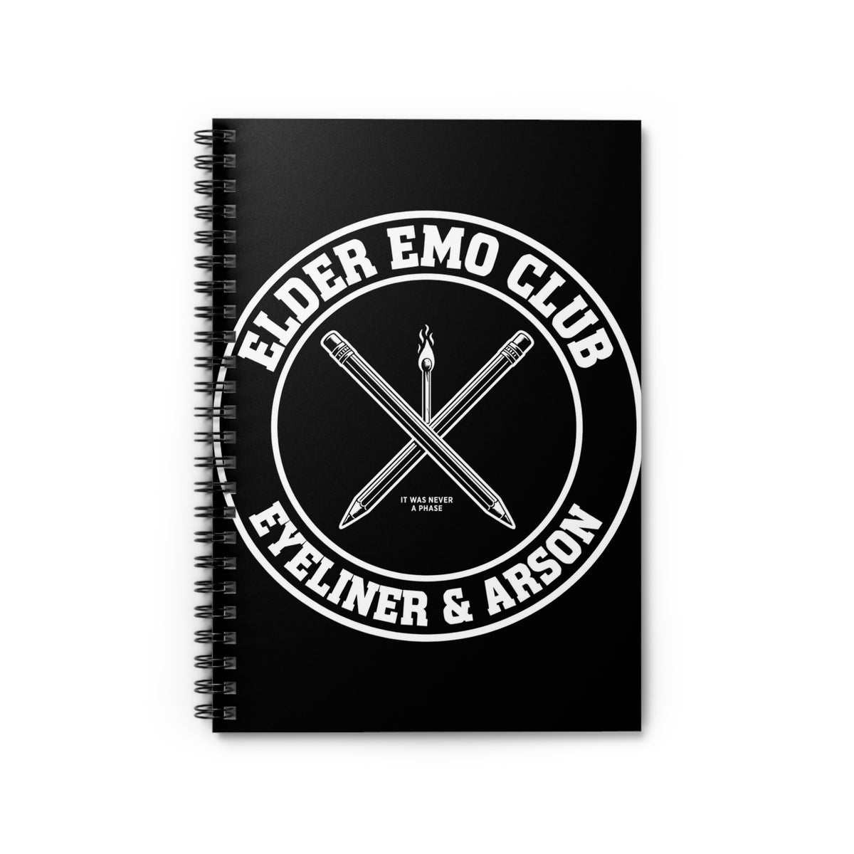 Elder Emo Club Spiral Notebook