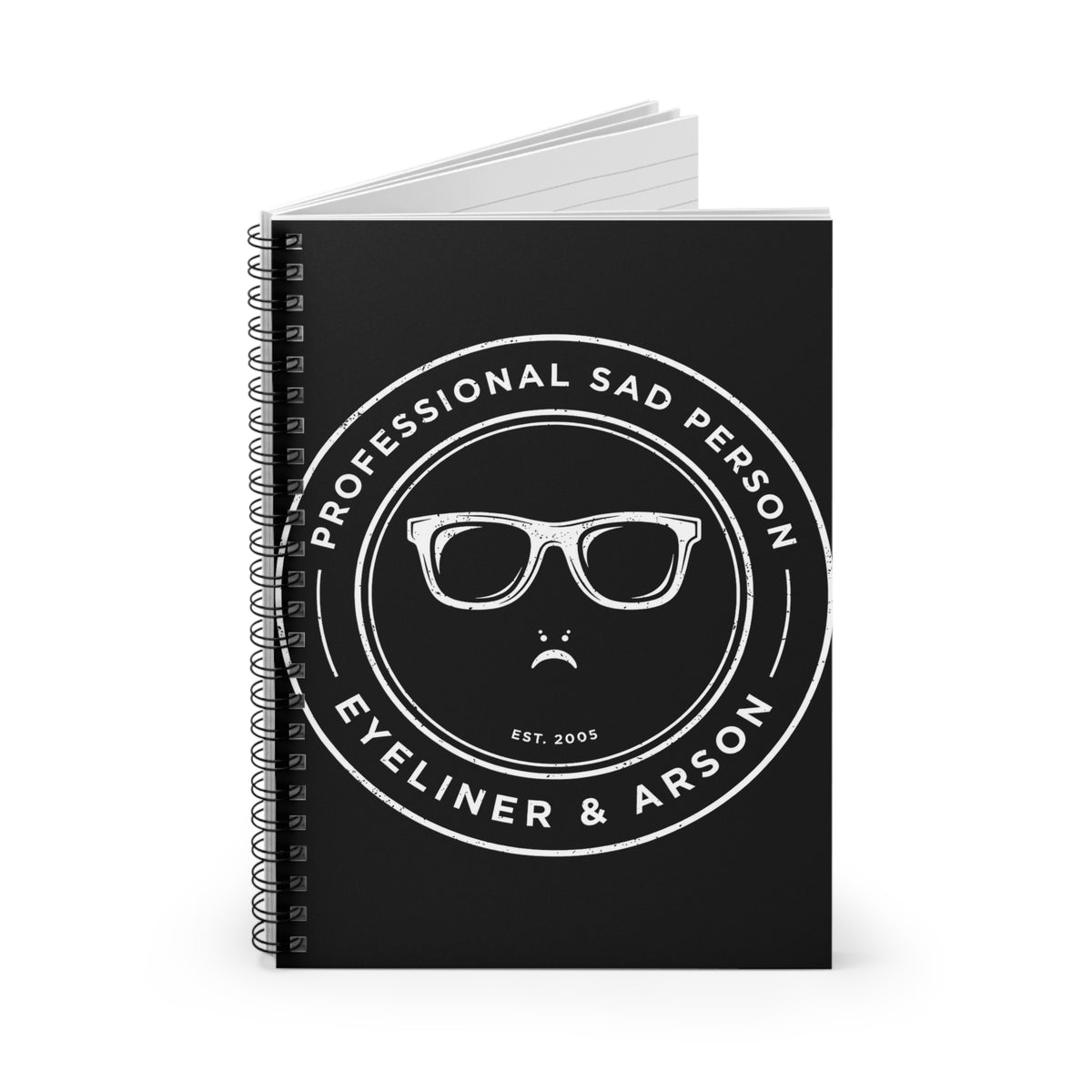 Professional Sad Person Spiral Notebook