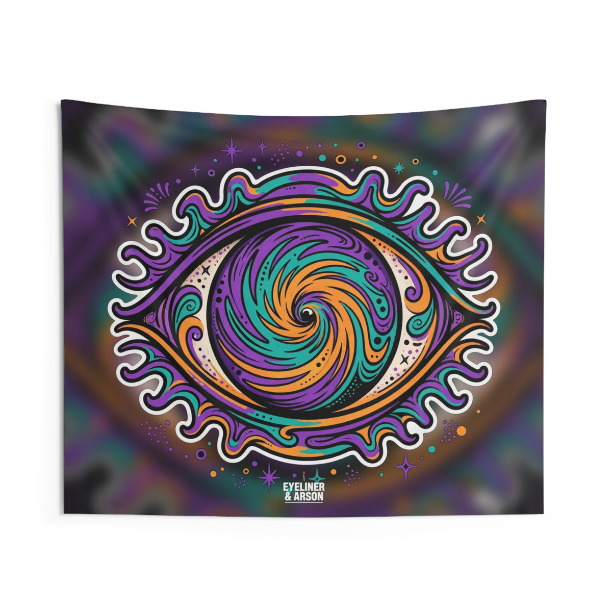 Optical Spiral Eye Tapestry